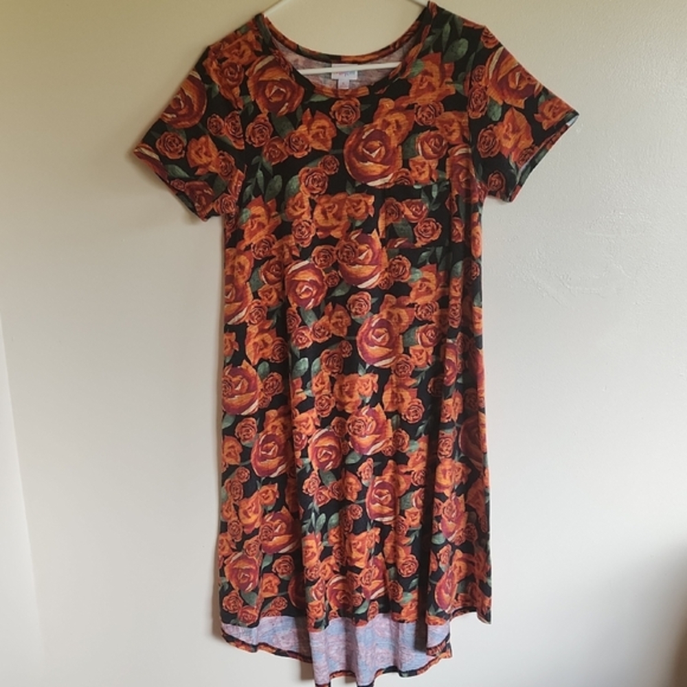 LuLaRoe Hi Lo, front pocket dress, Size S‎